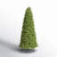 Slender Green Realistic Artificial Fir Christmas Tree-379115373