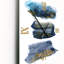 Horloge murale Aquatic Abstracts Clouds-1762506479