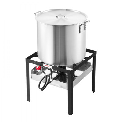 Seafood Boiling Kit with Strainer Outdoor Crab Crawfish Cooking Pot