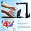 Machine à glaçons en pépites de comptoir 15 kg/24 h, autonettoyante, réservoir d'eau de 1,8 L, noire