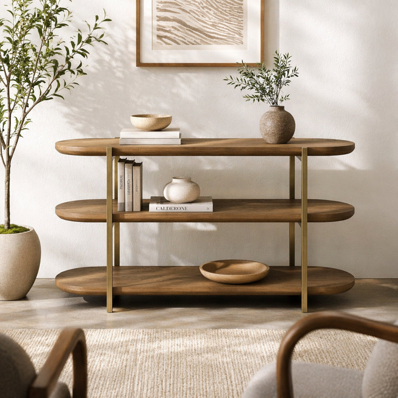 Console Table  Latte