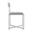 Chaise d'appoint rembourrée en métal Walsh-23706765