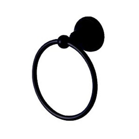 Metropolitan Wall Mounted New York Towel Ring, Satin Nickel