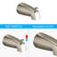 Système de douche mural avec bec de baignoire - Robinet haut 2 en 1. 7 modes de pulvérisation pour un bain relaxant. Robinet double en nickel brossé. Douche luxueuse.-127377226
