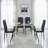 Adalia Glass Top Four Leg Dining Set-1678864688