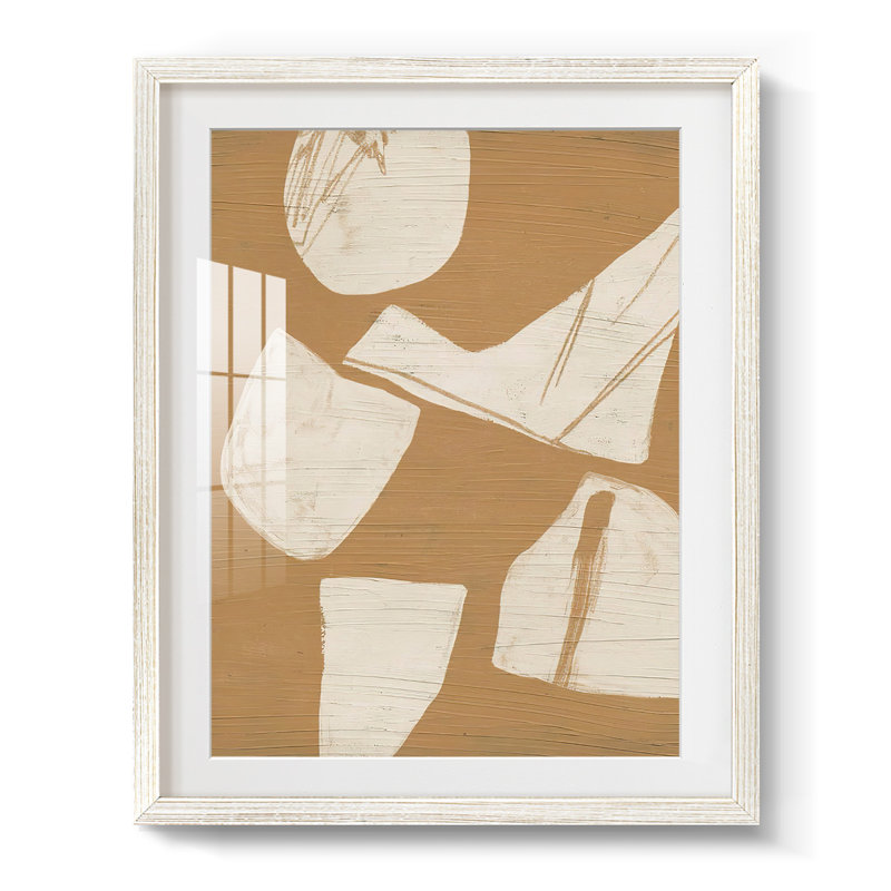 Pièce II - impression encadrée, H 19,5 po x l 16,5 po, Blanc
