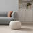 18.8" Wide Round Upholstered Pouf Ottoman