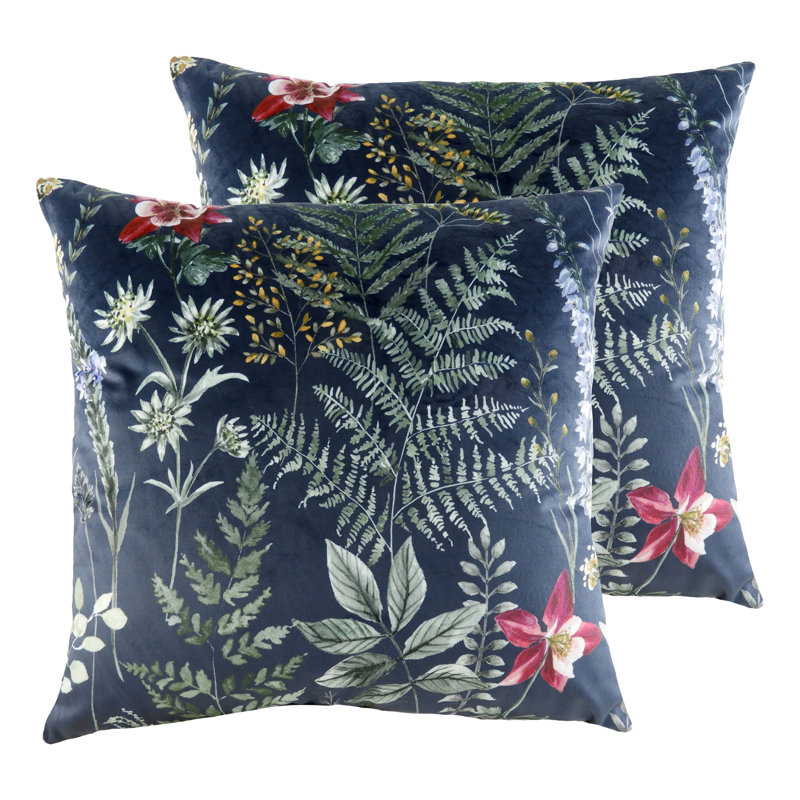 Geometric Square Throw Cushion, Polyester/Polyfill