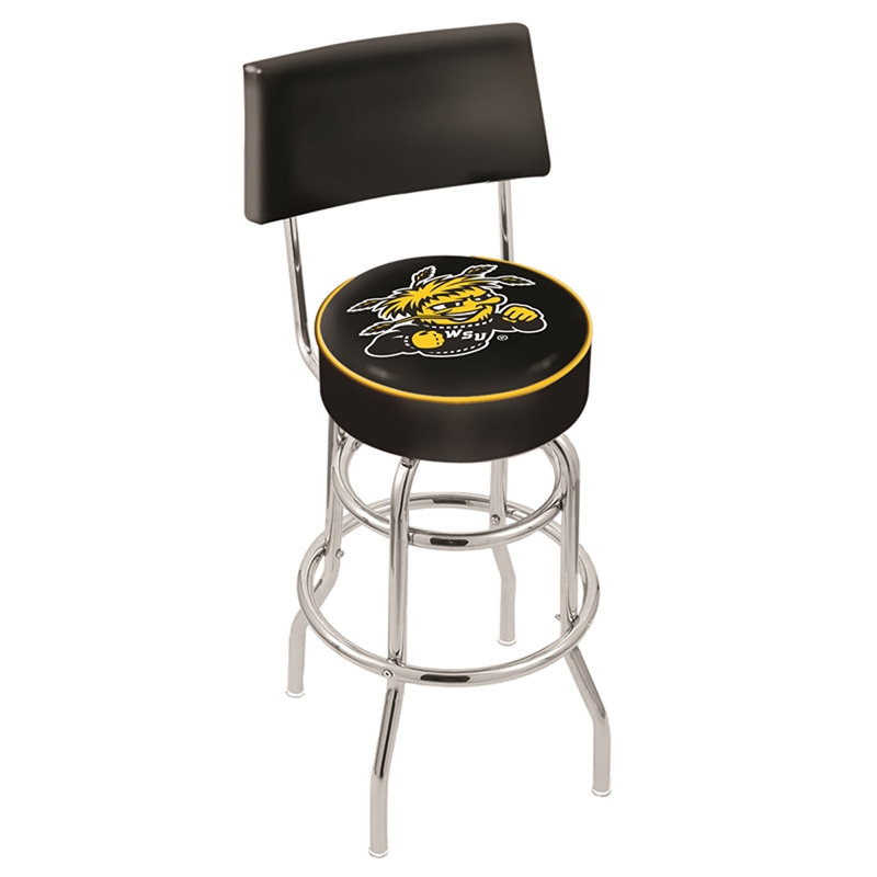 NCAA 30" Swivel Bar Stool, Wichita State University