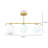 Laneeka Glass Semi Flush Mount