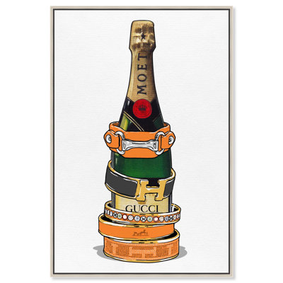 Jewelry Stack Bottle Canvas Print Fashion Art Prints by Art Remedy