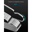 Cintres antidérapants robustes en acier inoxydable - Conception large et plate pour pantalons, jupes et chemises