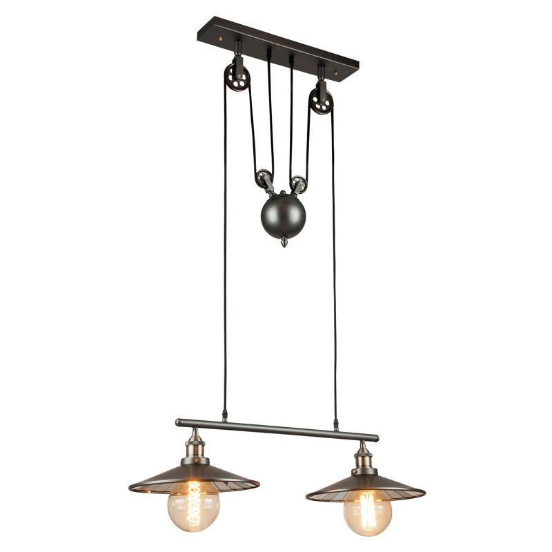 Painswick 2 - Light Dark Grey Kitchen Island Pendant