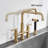 Clihome Kitchen Faucet with Side Spray-79486350