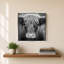 «Cow Nose BW» par Nathan Larson - Impression sur toile-130877996-130877994