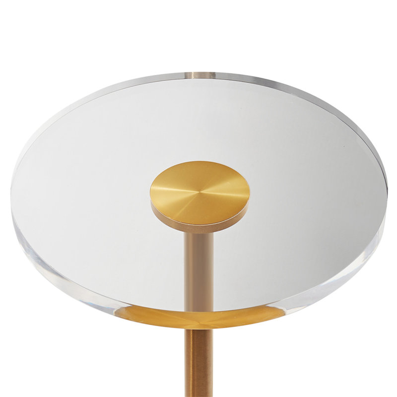 Clear Acrylic End Table