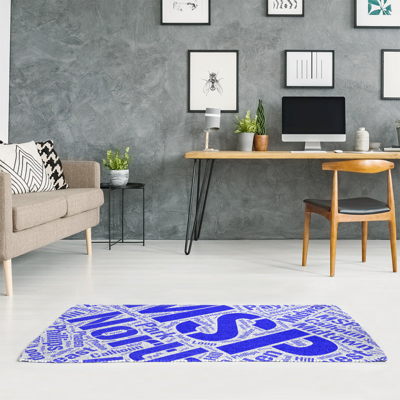 Chenille Indoor Rug, Rectangle 4' x 6'