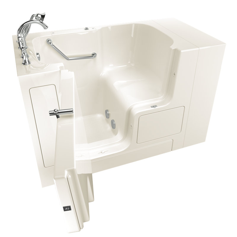 Baignoire de trempage à visite guidée 52 po x 32 po, Lin, Gauche