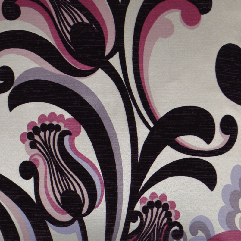 Tissu Romanza, Aubergine