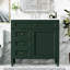 Meuble-lavabo 36 po avec lavabo. Conception moderne. Fabrication. 2 tiroirs, tiroir coulissant pour le rangement. Convient aux robinets centraux de 4 po. Beaucoup d'espace. Tablette supplémentaire. Style armoire de rangement. &. Tiroir. Compatible avec les robinets.-1212506239