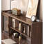 Bureau en noyer avec huche et rangement