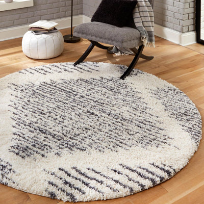 Tapis gris / blanc Rodney