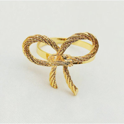 Fresh Spring Metal Napkin Ring