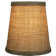 6" H X 5.5" W Empire Lamp Shade -  (Bulb Clip Attachment) In Burlap Off White