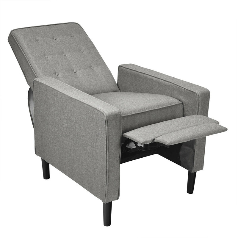 Fauteuil inclinable manuel 27,5 po Kenda, Lin gris