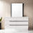 Ara Solid Wood Square Dresser Mirror