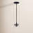 Eline Elstone 5" W X 8" H 1-Light Mini Pendant In Clear Glass-530377767