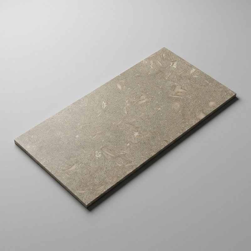Seagrass Flamed Brushed 12x24 Limestone Tile