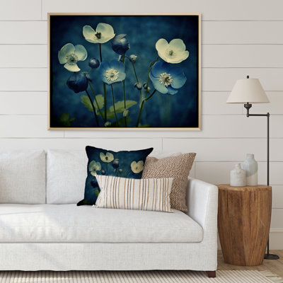 «Blossoming Buttercup Flowers» - impression rétro
