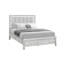 Grand lit Elsie gris avec DEL-321086271