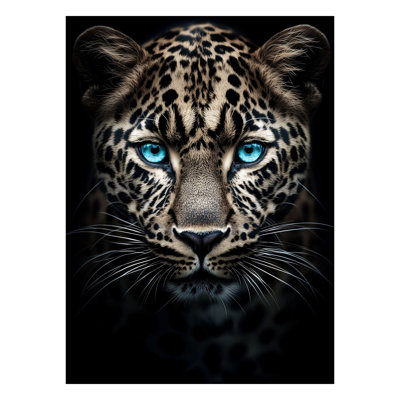 Art mural en verre trempé sans cadre Look In To My Eyes - 40 po x 60 po
