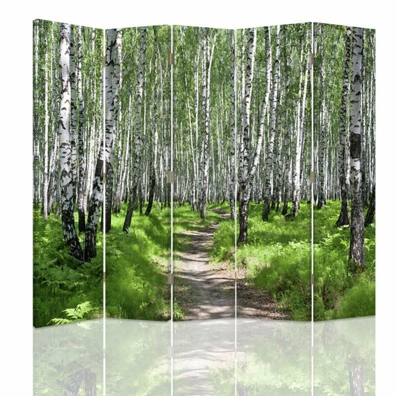 Paravent Birch Forest mit 5 Paneelen