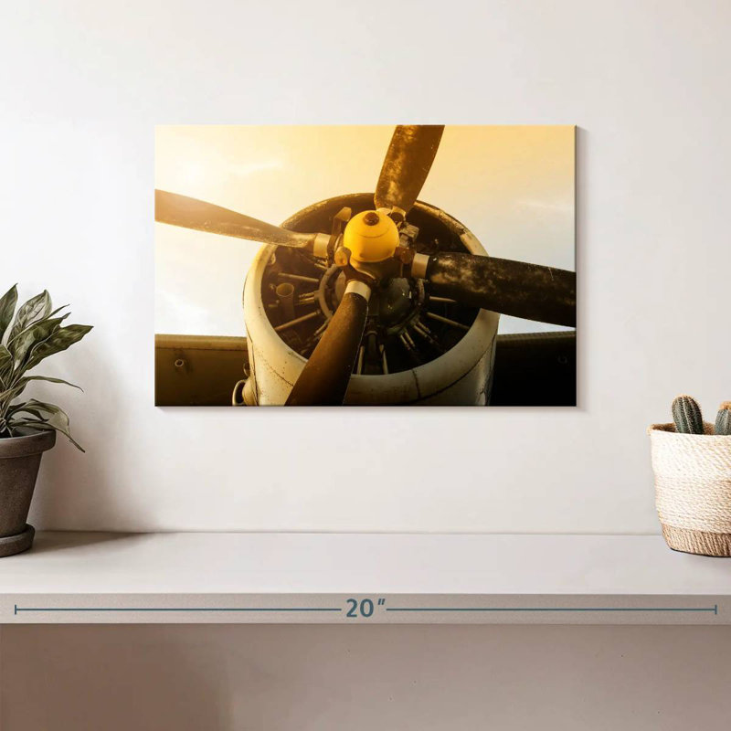 Mehar Golden Sunset Propeller, 8" H x 12" W