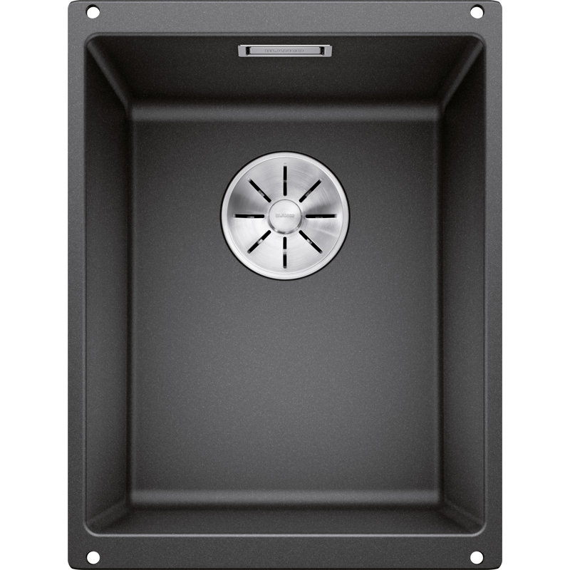 Subline 46 x 35cm Undermount Kitchen Sink, Anthracite