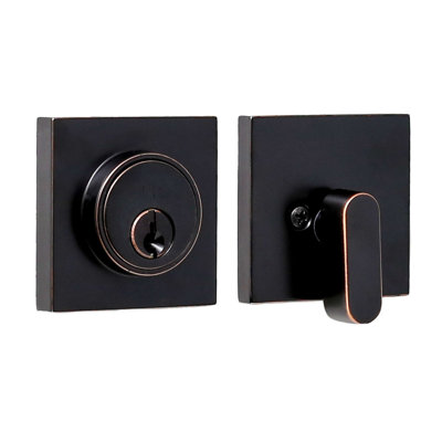 Square Single Cylinder Deadbolt