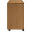 Solid Wood Rectangle Accent Cabinet-2088408626