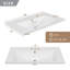 Meuble-lavabo simple 30 po avec comptoir en céramique Sierre-1354204096