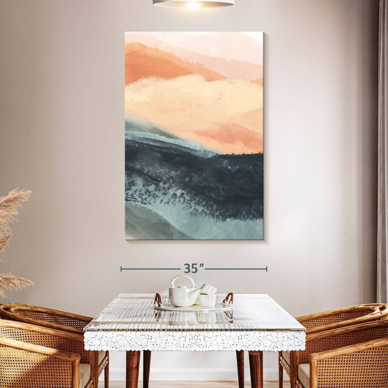 Avery Dark Soft Waves II, 51" H x 34" W