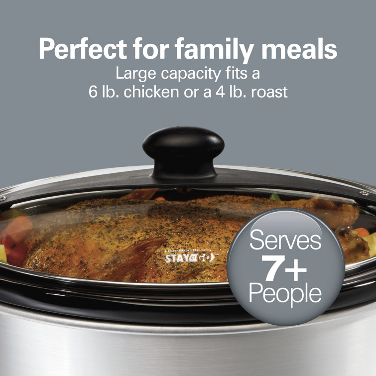 Hamilton Beach Stay or Go 6 Qt. Stainless Steel Slow Cooker - Tahlequah  Lumber