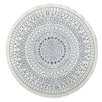 outdoor-teppich in blaub-creme
