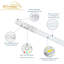 Tube T4 à DEL appliques lumineuses 4 pi, cellule photoélectrique et capteur de son activé, télécommande, à intensité variable, G13, IP4X, CCT, 120 V, 10 W, 100 ML / W, 1000 ML, remplacement de tube fluorescent à DEL de 48 pouces, double extrémité, type B, 2 -Pack