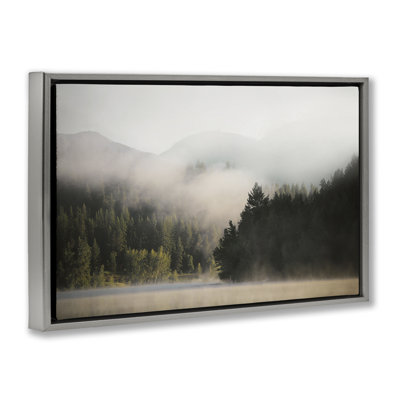  Toile flottante encadrée «Rolling Fog Woodland View» par Carol Robinson