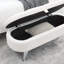 Banc de rangement avec repose-pieds 45,5 pouces-163255937