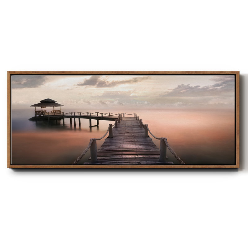 Early Morning Maldives - Toile encadrée, H 8 po x l 20 po