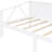 White Twin Daybed, Featuring An Elegant Hue, Ideal For Relaxing In Bedroom Or Living Area, Solid Support Size Clean - Designed Use, Pine Legs, Ample Storage Space-1130416264-1130416265