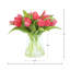 Vraies tulipes dans un vase en verre-1820947973